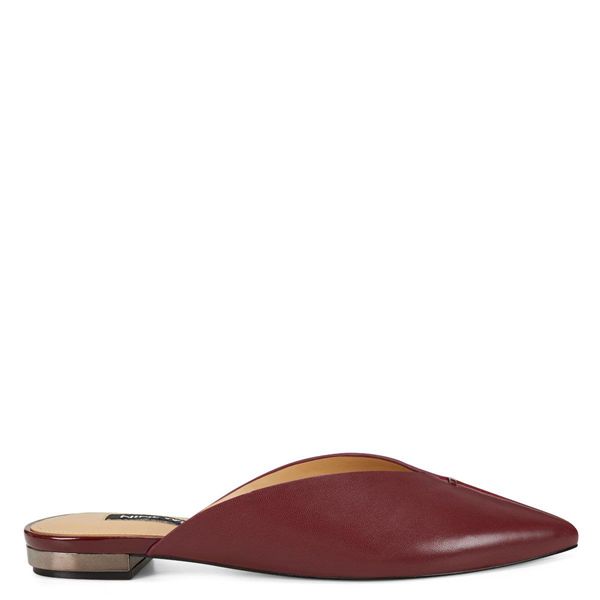 Nine West Flora Red Mules | Ireland 04L58-8A27